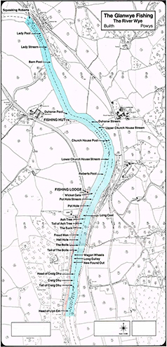 map of Glanwye