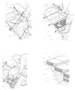 Building garden steps