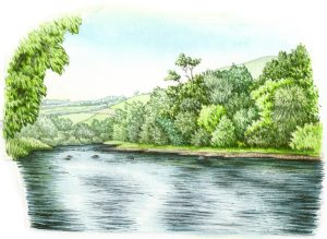 Welsh river landscape 2