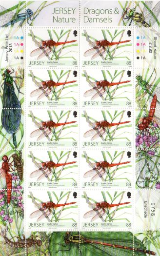 Jersey Post dragonflies