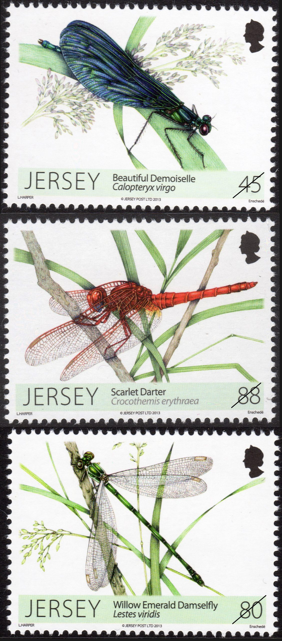 Jersey Post dragonflies
