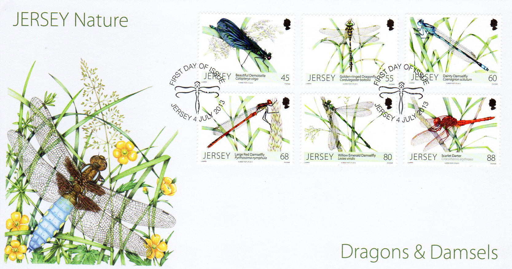 Jersey Post dragonflies