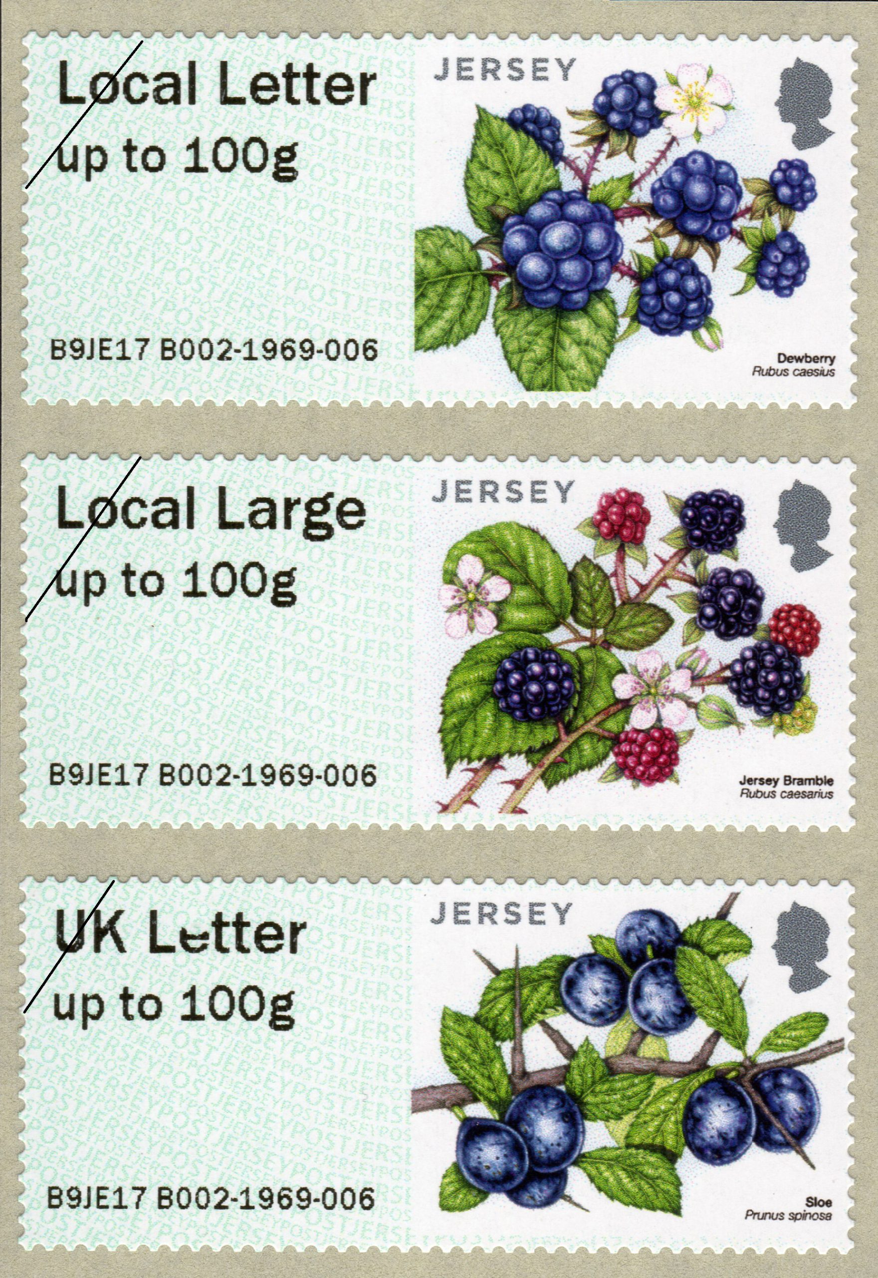 Jersey post fruits and berries