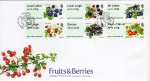 Jersey Post: Fruits and Berries stamp issue