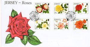 Jersey Post: Roses stamp issue