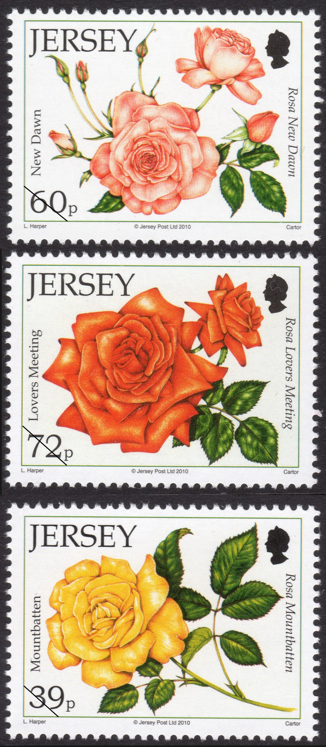 Jersey Post Roses