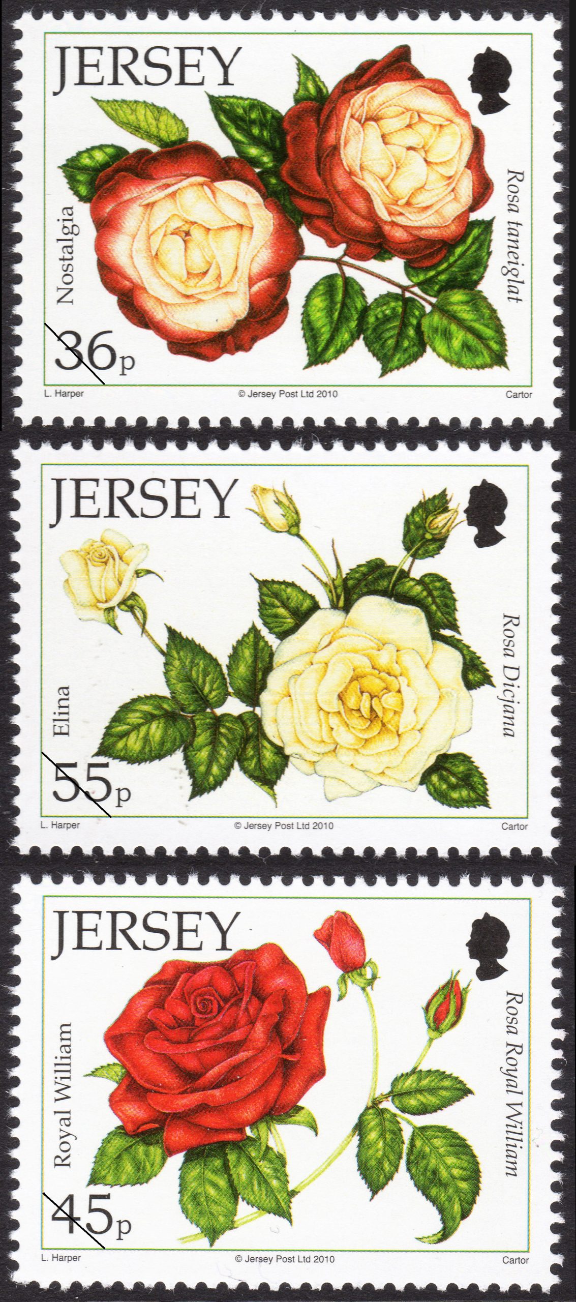 Jersey Post Roses