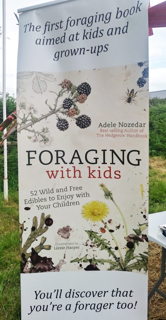 Hay festival foraging with kids ad