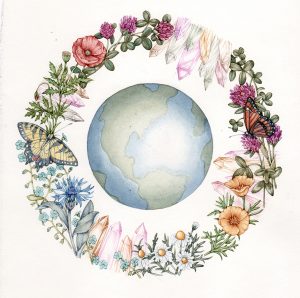 Earth Plants and Rocks – SOLD –