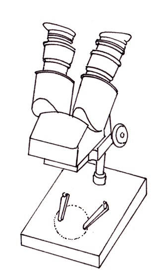 Black sketch drawing of microscope Stock Vector by ©karakotsya 26927007