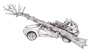 Crushed car – SOLD –