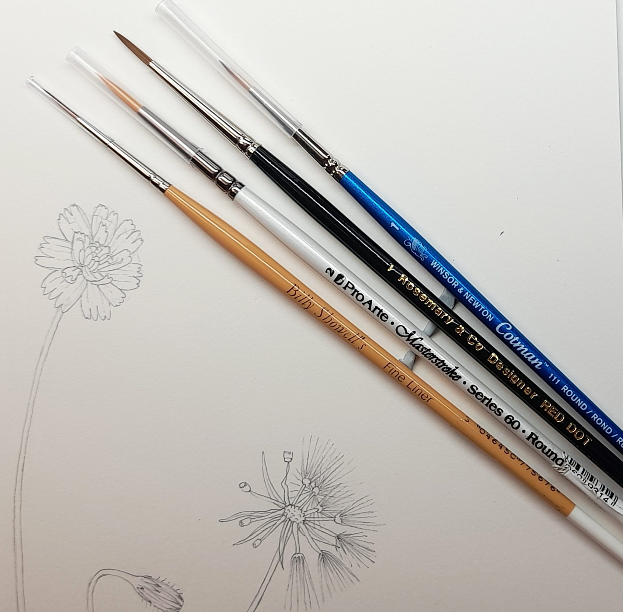 Comparing Synthetic Watercolour Brushes Part 4 Lizzie Harper
