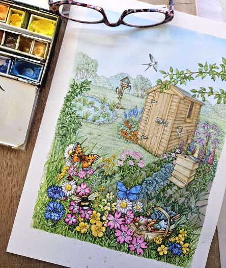 garden scene